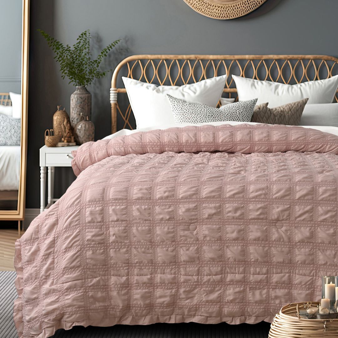 Soft an Stylish Designer Quilted Comforter - The Gharnish - A Unit of Satkala Creations