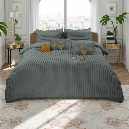 Rabbit Fur 6pcs Winter Bedding set - The Gharnish - A Unit of Satkala Creations