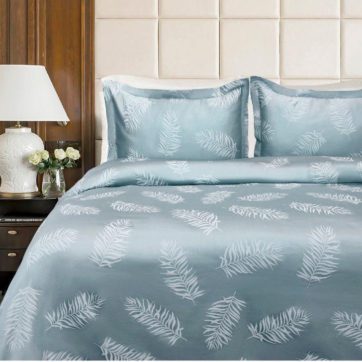 Egyptian Cotton 400 TC king size Bedsheet set of 3 - The Gharnish - A Unit of Satkala Creations