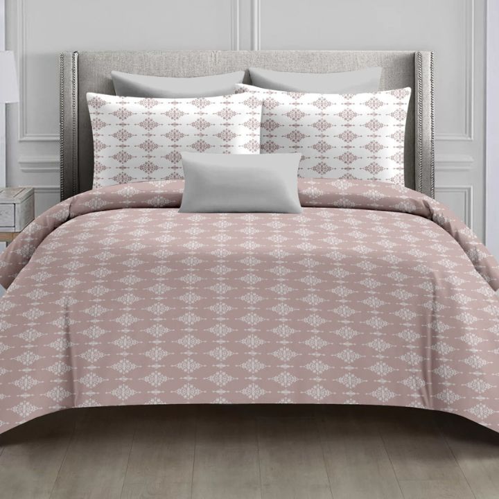 Nature Bliss 100% Cotton Double Bedsheet – Soft & Breathable with Pillow Covers - The Gharnish - A Unit of Satkala Creations