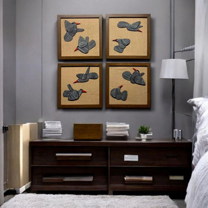 Wooden Bird Wall Art – Nature’s Elegance on Your Walls - The Gharnish - A Unit of Satkala Creations