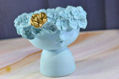 Charming Woman Face Vase