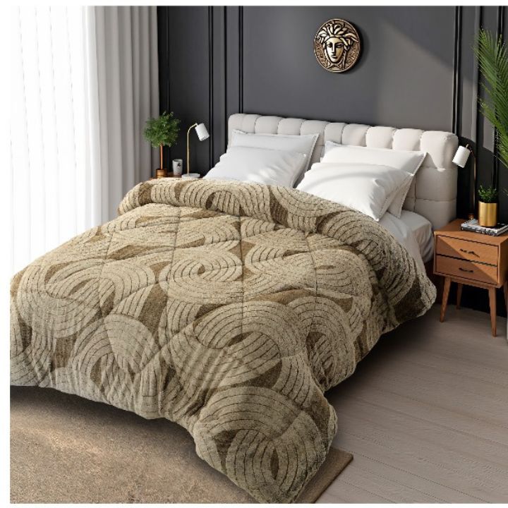 Rabbit Fur Embossed Winter Quilt - A Statement - The Gharnish - A Unit of Satkala Creations