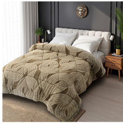 Rabbit Fur Embossed Winter Quilt - A Statement - The Gharnish - A Unit of Satkala Creations