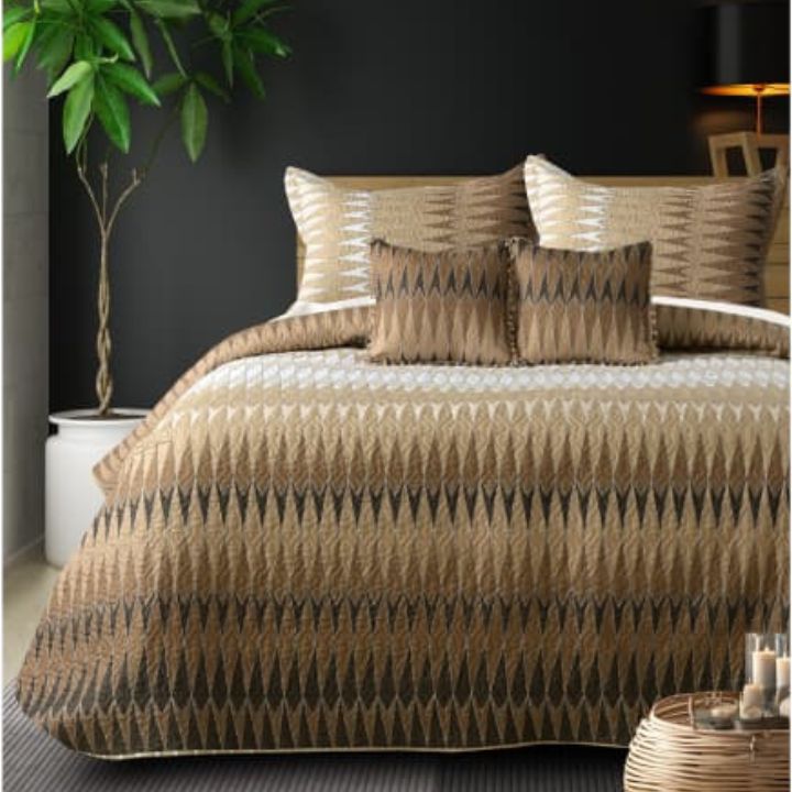 Premium & Imported 5 Pcs Quilted Bedcover Set - The Gharnish - A Unit of Satkala Creations
