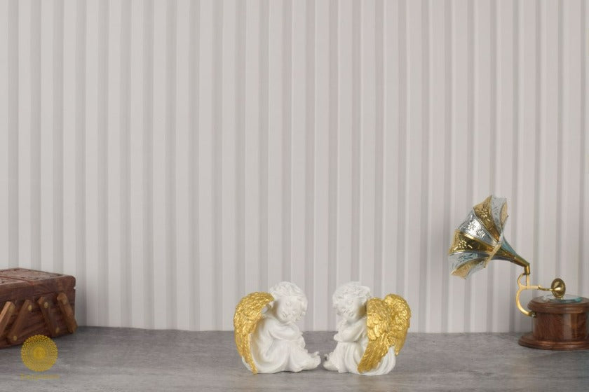 Golden Wings Angel Figurine - Set of 2