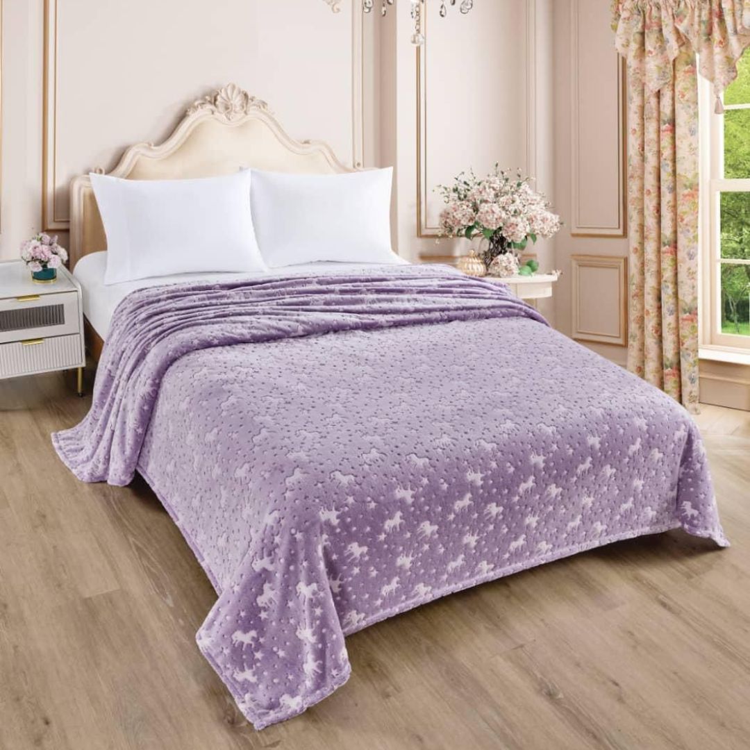 Glow in dark double bed Kids Blanket - The Gharnish - A Unit of Satkala Creations