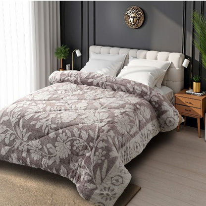 Rabbit Fur Embossed Winter Quilt - A Statement - The Gharnish - A Unit of Satkala Creations