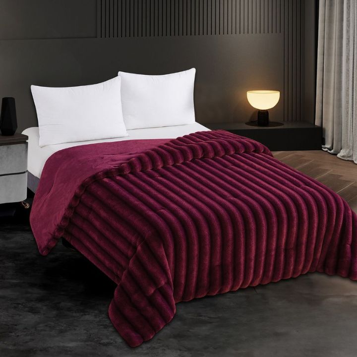 Rabbit Furr Blanket Cum Duvet Cover - The Gharnish - A Unit of Satkala Creations