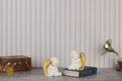 Golden Wings Angel Figurine - Set of 2