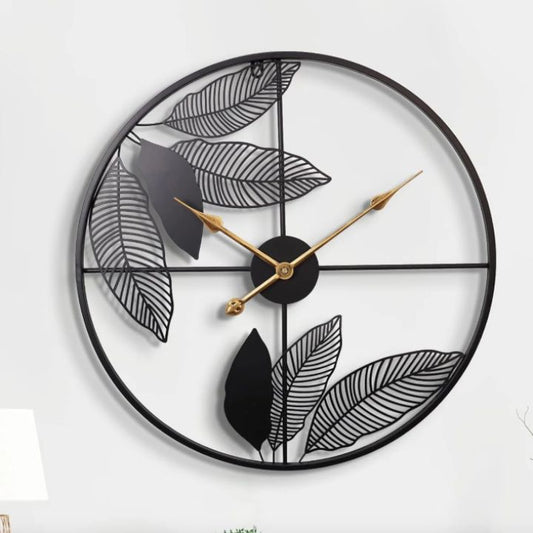 Minimalist Decorative Wall Clock for Living Room & Office - The Gharnish - A Unit of Satkala Creations