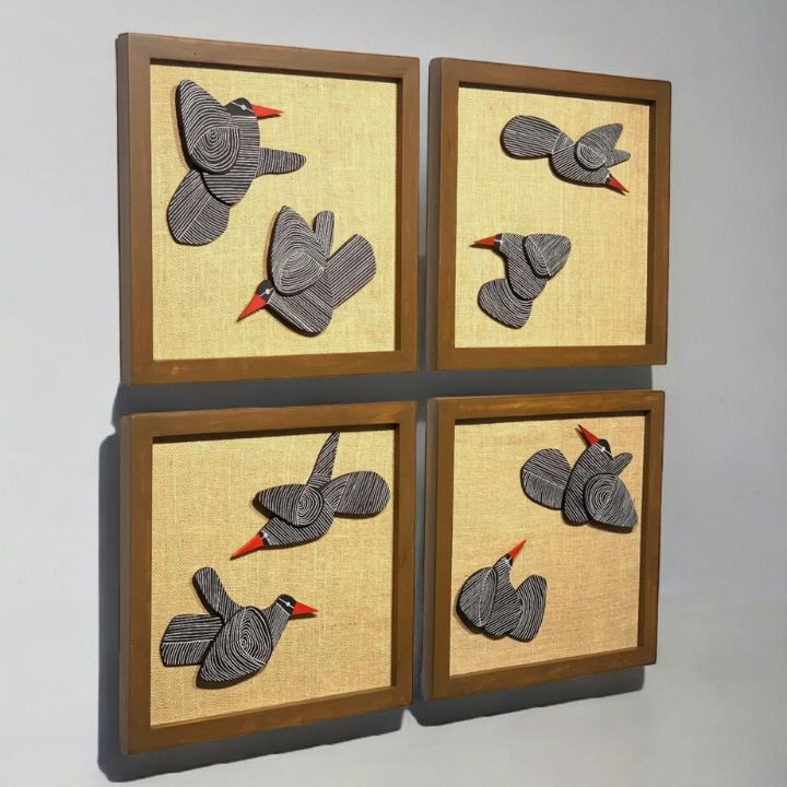 Wooden Bird Wall Art – Nature’s Elegance on Your Walls - The Gharnish - A Unit of Satkala Creations