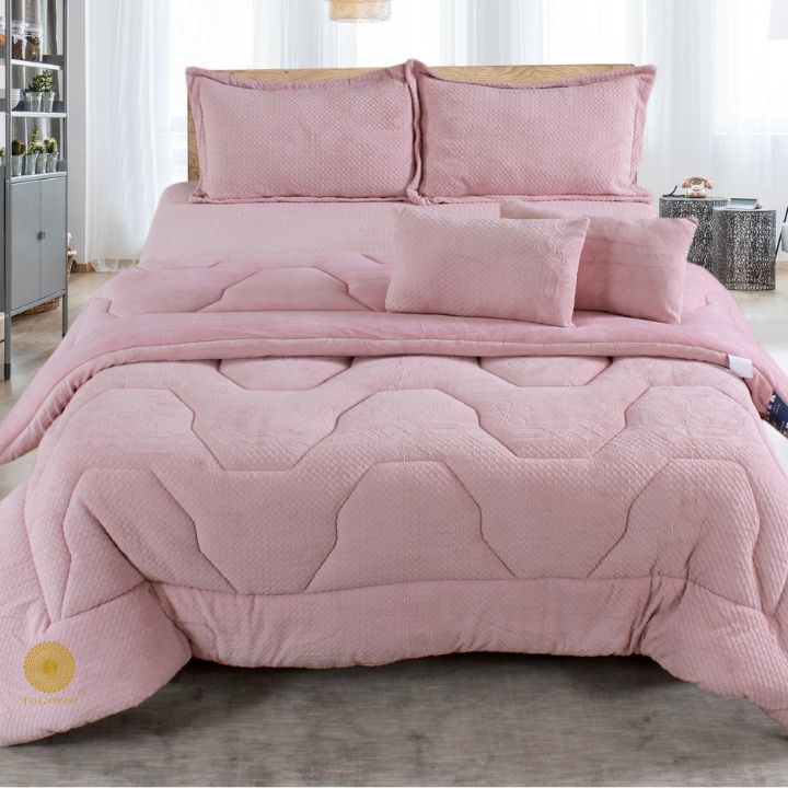 Premium 6 Pcs Winter Bedding Set