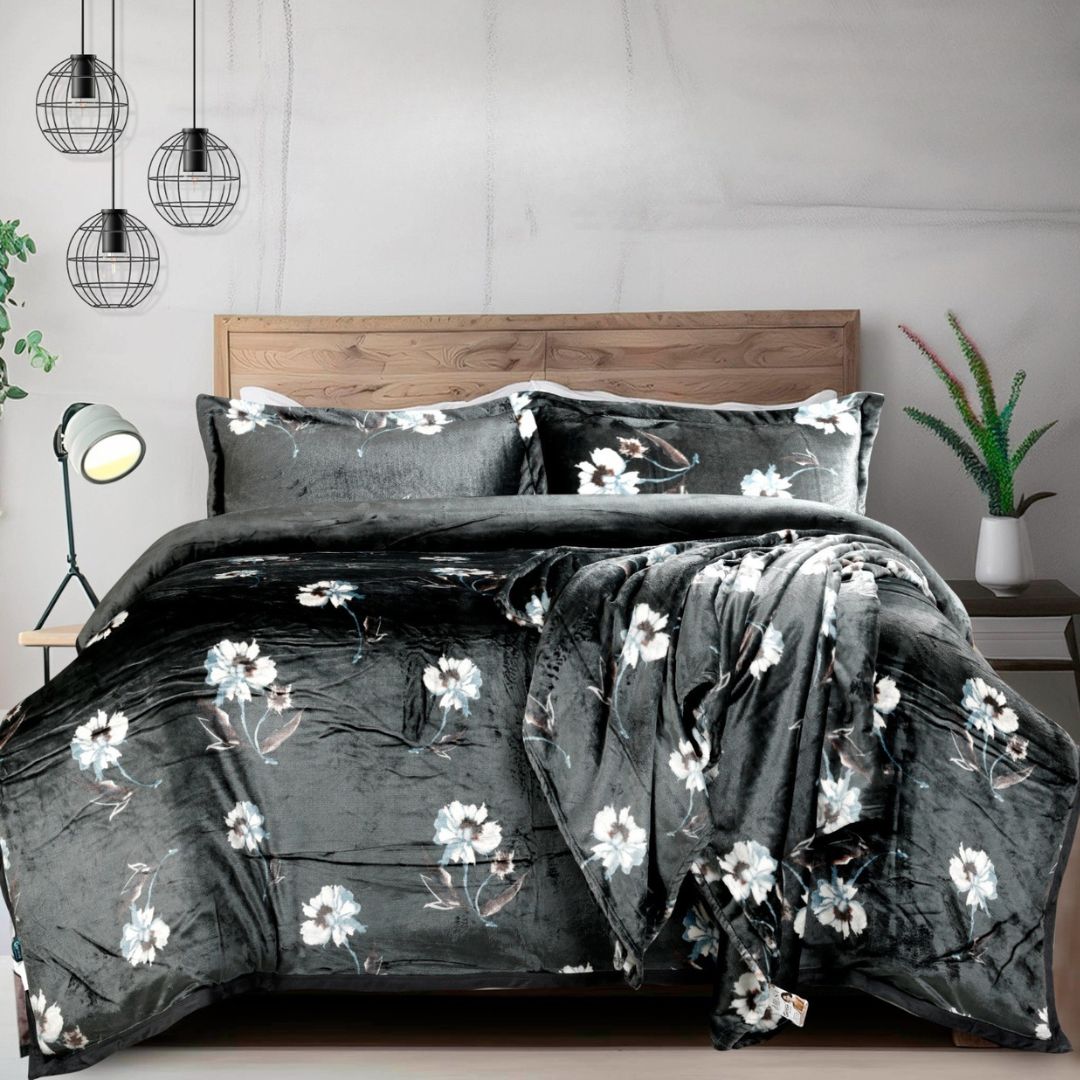Hilsa 3 Pcs Winter bedding set - The Gharnish - A Unit of Satkala Creations
