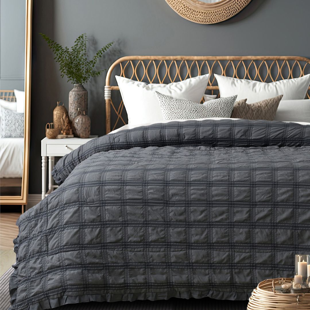 Soft an Stylish Designer Quilted Comforter - The Gharnish - A Unit of Satkala Creations