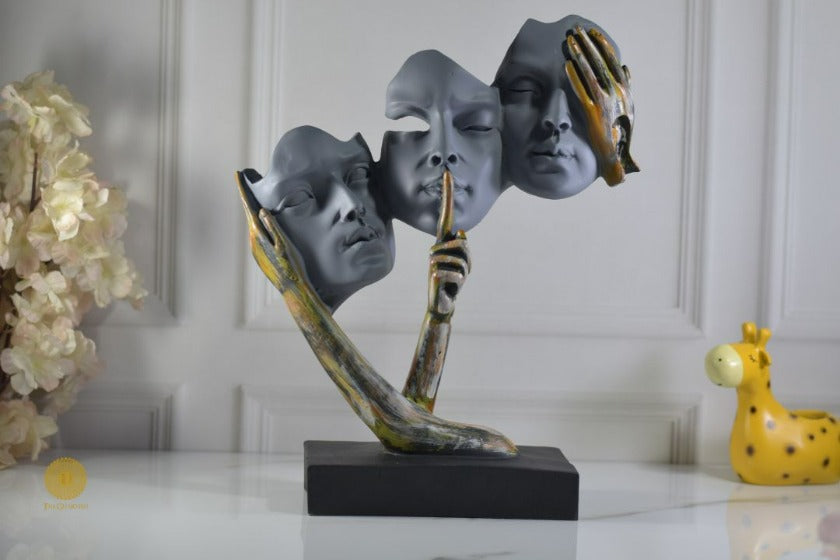 Human Face Figurine