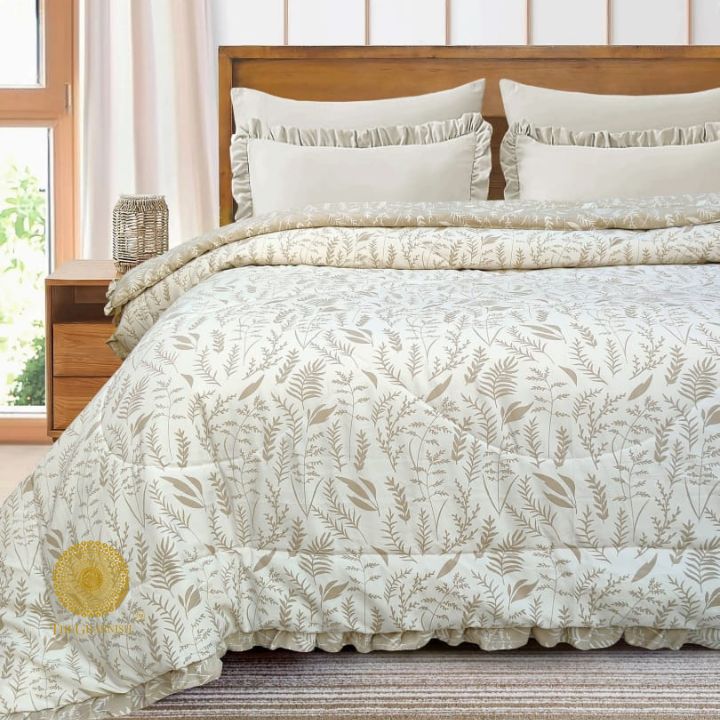 Zoya Cotton Feel Comforter with Frill