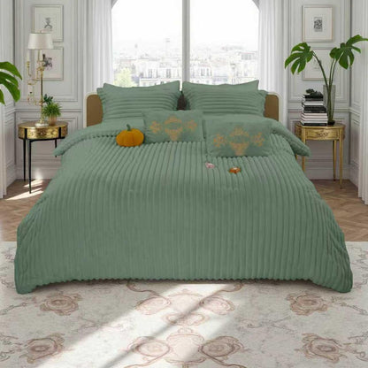 Rabbit Fur 6pcs Winter Bedding set - The Gharnish - A Unit of Satkala Creations