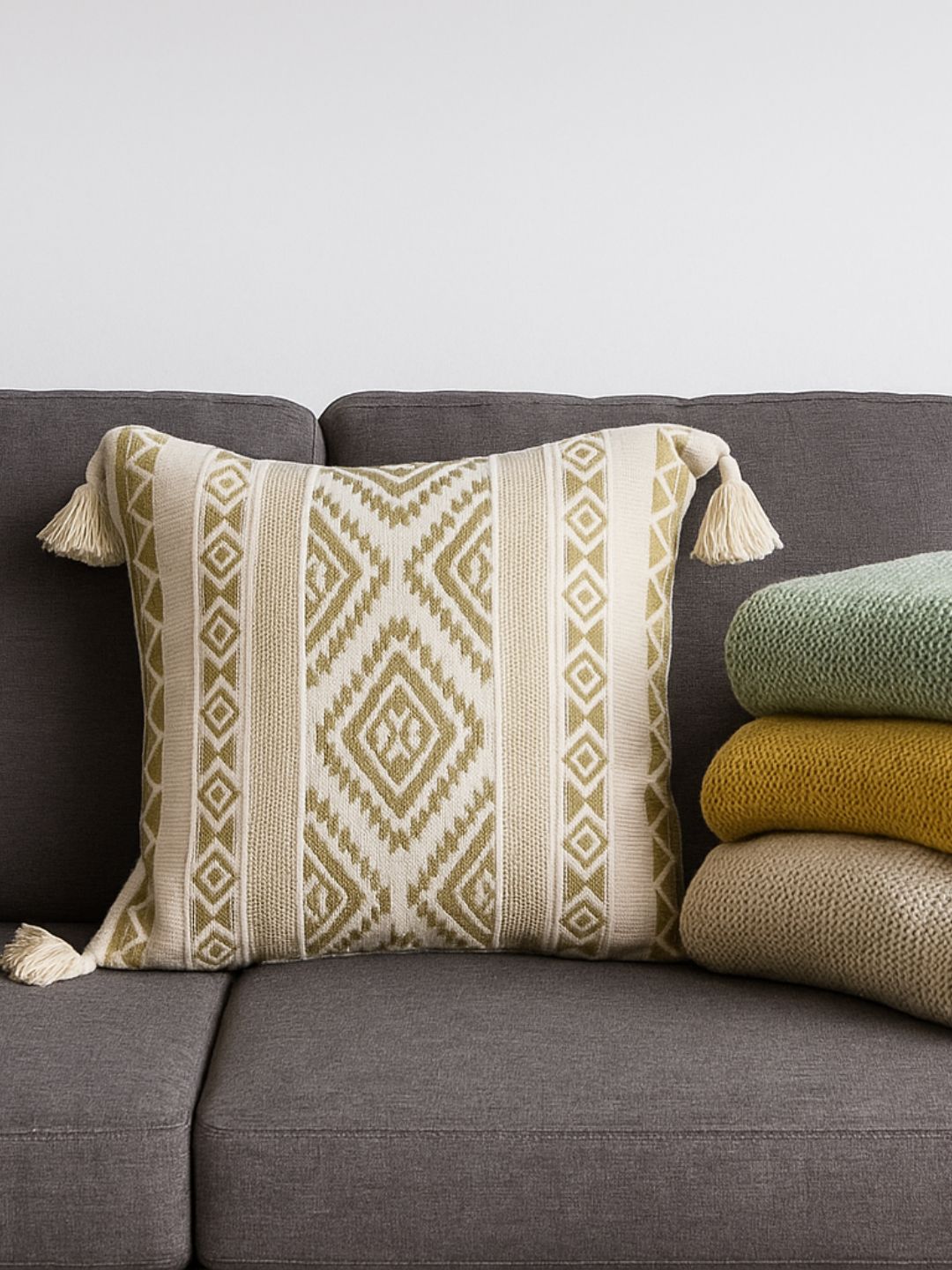 Handblocked Imported 100% Pure Cotton Cushion Covers - The Gharnish - A Unit of Satkala Creations