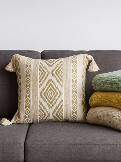 Handblocked Imported 100% Pure Cotton Cushion Covers - The Gharnish - A Unit of Satkala Creations
