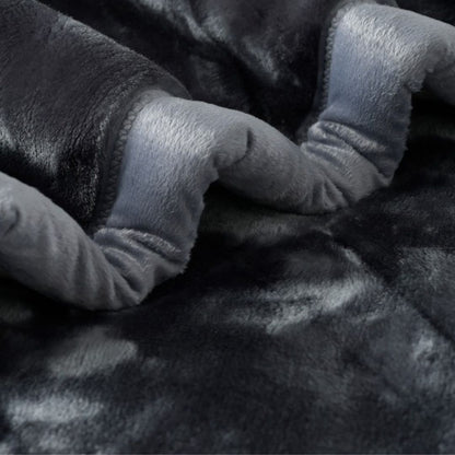 Ivory Premium Cloudy Double Ply Winter Blanket - The Gharnish - A Unit of Satkala Creations