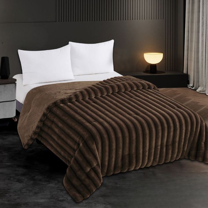 Rabbit Furr Blanket Cum Duvet Cover - The Gharnish - A Unit of Satkala Creations
