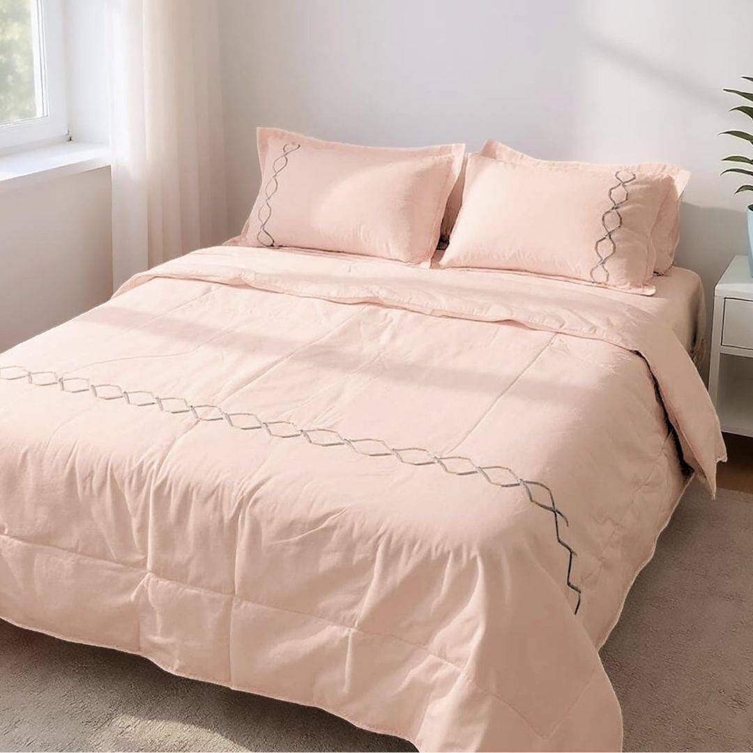 Elegant Soft Cotton Joint Free Imported Embroidery Series - The Gharnish - A Unit of Satkala Creations