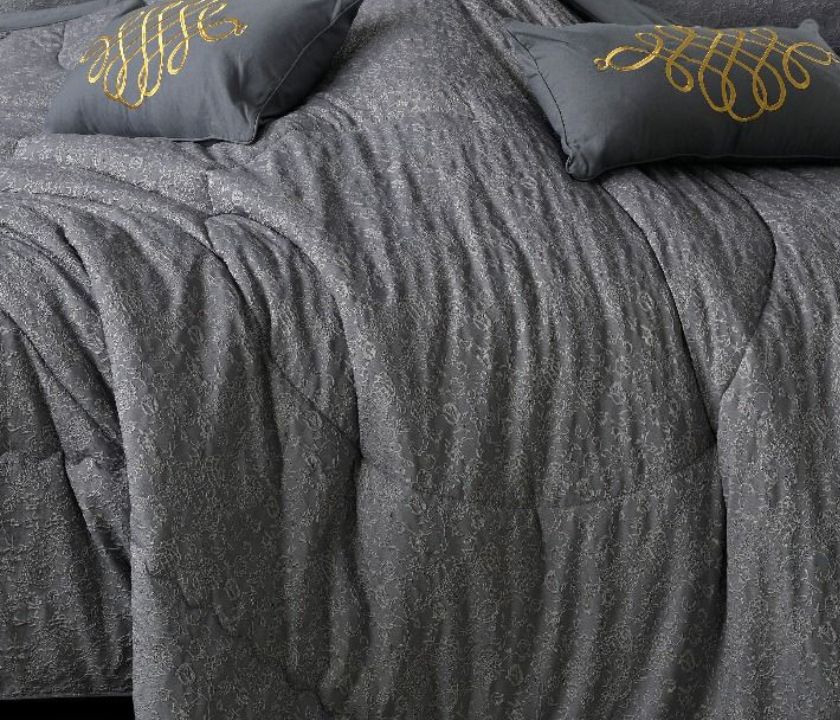 Sydney Designer luxurious 6Pcs Embroidery Bedding Set - The Gharnish - A Unit of Satkala Creations
