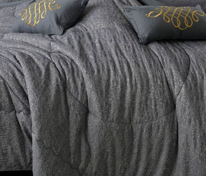 Sydney Designer luxurious 6Pcs Embroidery Bedding Set - The Gharnish - A Unit of Satkala Creations