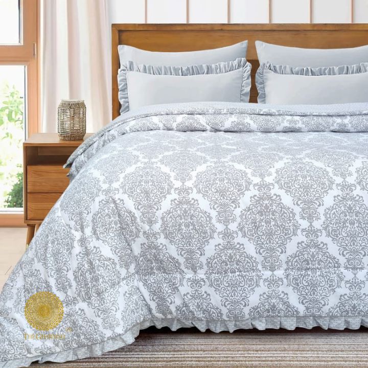 Zoya Cotton Feel Comforter with Frill