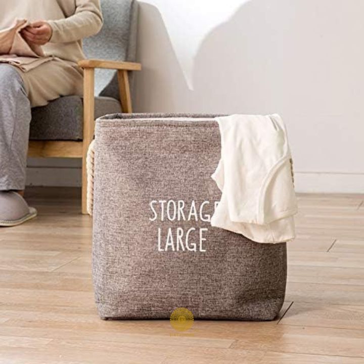 Solid Multipurpose Laundry Basket - The Gharnish - A Unit of Satkala Creations