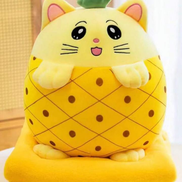 Fruit Series Toys Cum AC Blanket for Kids