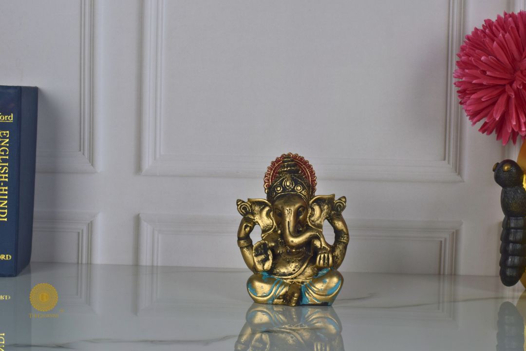 Mini Ganesha Statue - The Gharnish - A Unit of Satkala Creations