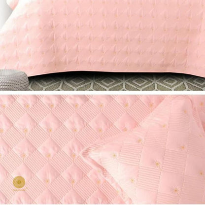 Coordinated Panel Pillow Concept Bedsheet - The Gharnish - A Unit of Satkala Creations