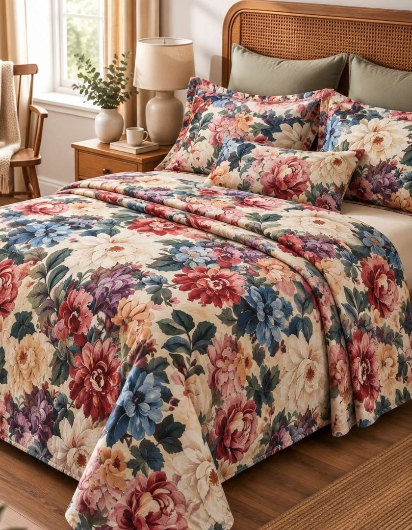 Super Soft Snow Faux Premium Warm Bedsheet Set