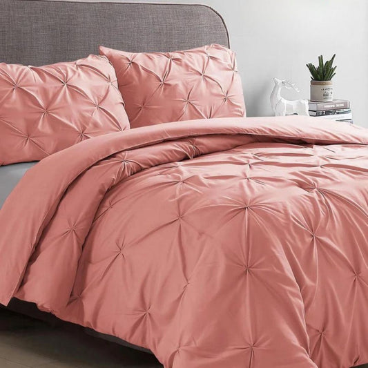 Super Premium King Size Cotton Blend Solid Reversible Comforter 4 Pcs Set - The Gharnish - A Unit of Satkala Creations