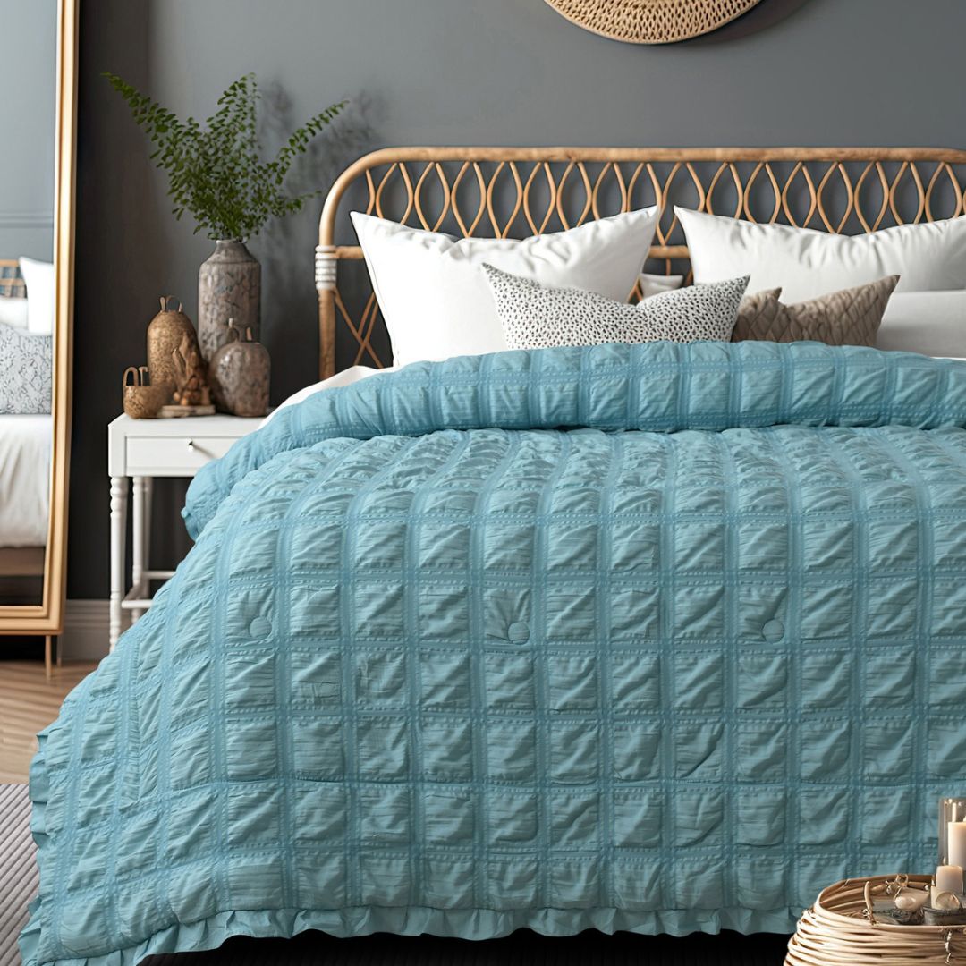 Soft an Stylish Designer Quilted Comforter - The Gharnish - A Unit of Satkala Creations