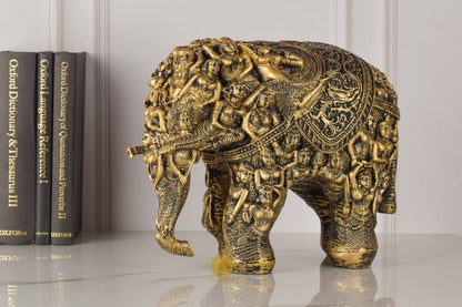 Elegant Elora Crafted Elephant Table Accent