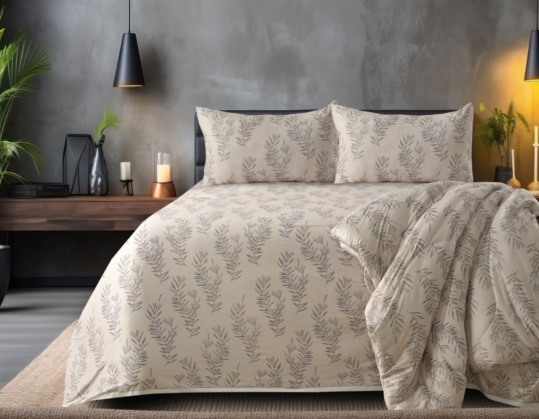 Spanish Floral Comforter Set by The Gharnish, 4-piece all-season bedding with colorful floral patterns and cozy fabric.