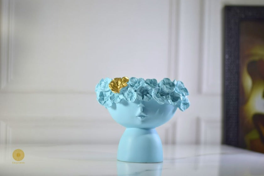 Charming Woman Face Vase