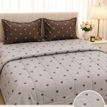 The Gharnish Boutique-Fit 4-piece king size comforter set with coordinating pillow shams and decorative bedding for a luxurious bedroom look.