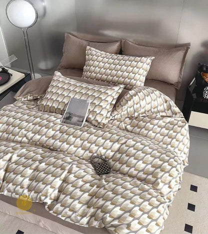 Ambience Metro King Size Fitted Bedding Set - The Gharnish - A Unit of Satkala Creations