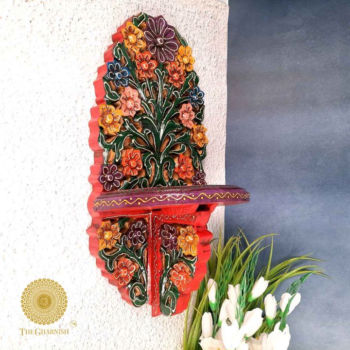 Wooden Wall Stand Hangings - The Gharnish - A Unit of Satkala Creations