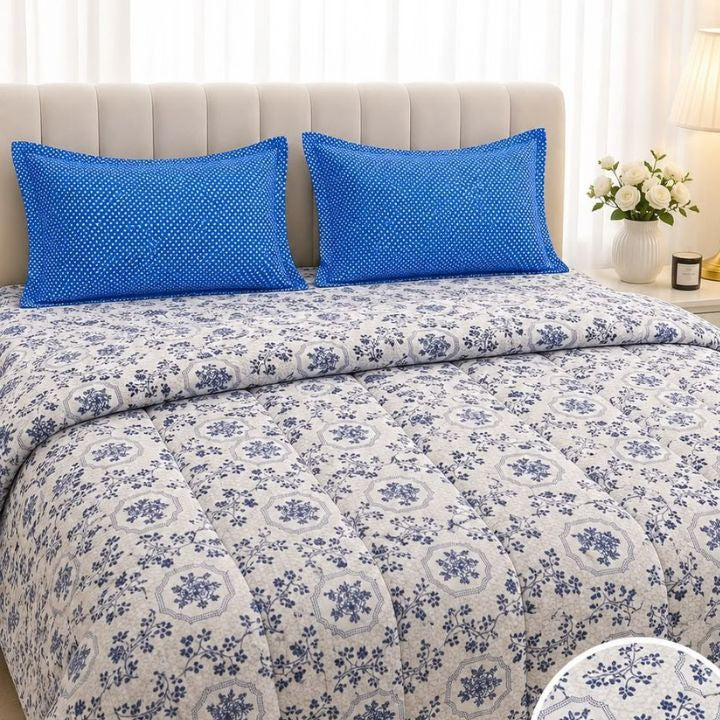 The Gharnish Boutique-Fit 4-piece king size comforter set featuring a plush comforter with coordinating pillow shams.