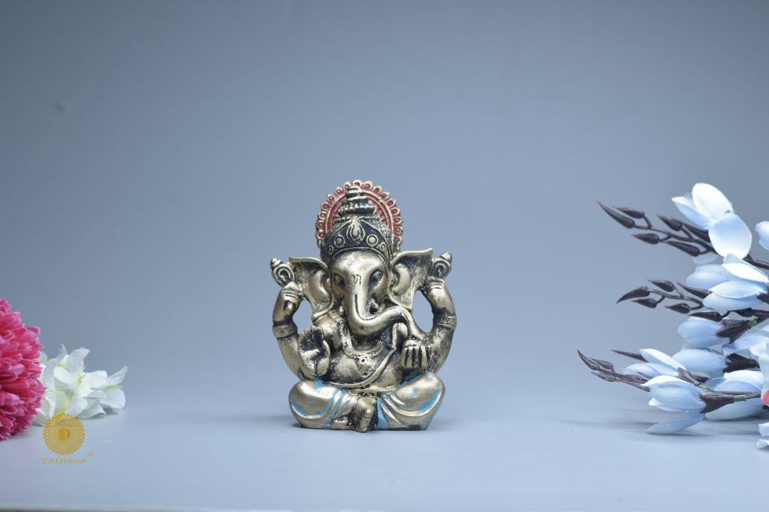 Mini Ganesha Statue - The Gharnish - A Unit of Satkala Creations