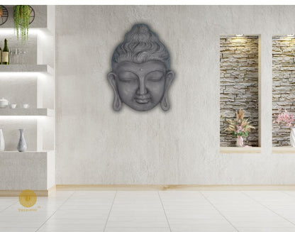 Big Buddha Statue 2ft. Wall hanging - The Gharnish - A Unit of Satkala Creations