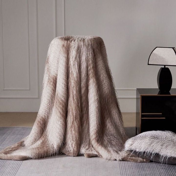 Zurich Korean Cashmere Luxury Blanket for Heavy WInters - The Gharnish - A Unit of Satkala Creations