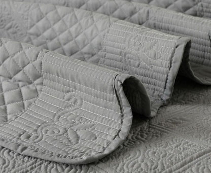 Serenity Quilted Bedspread Set – 3 Pcs | Luxe Comfort for Modern Living - The Gharnish - A Unit of Satkala Creations