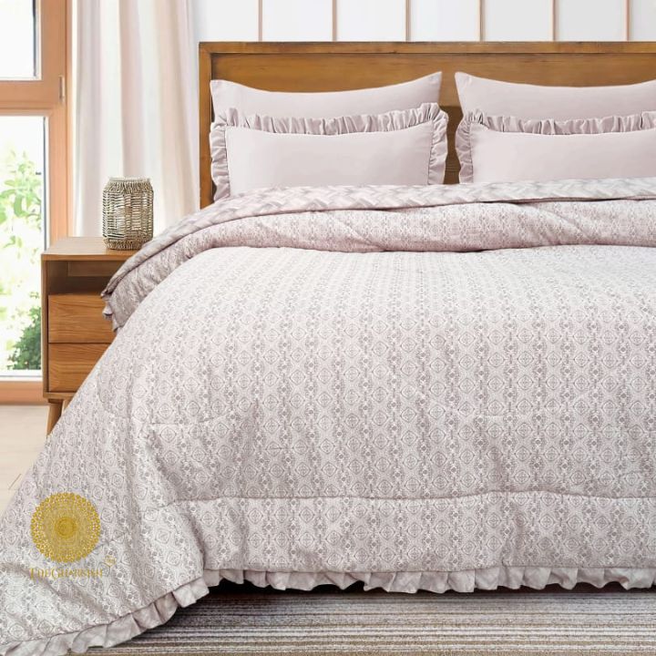 Zoya Cotton Feel Comforter with Frill