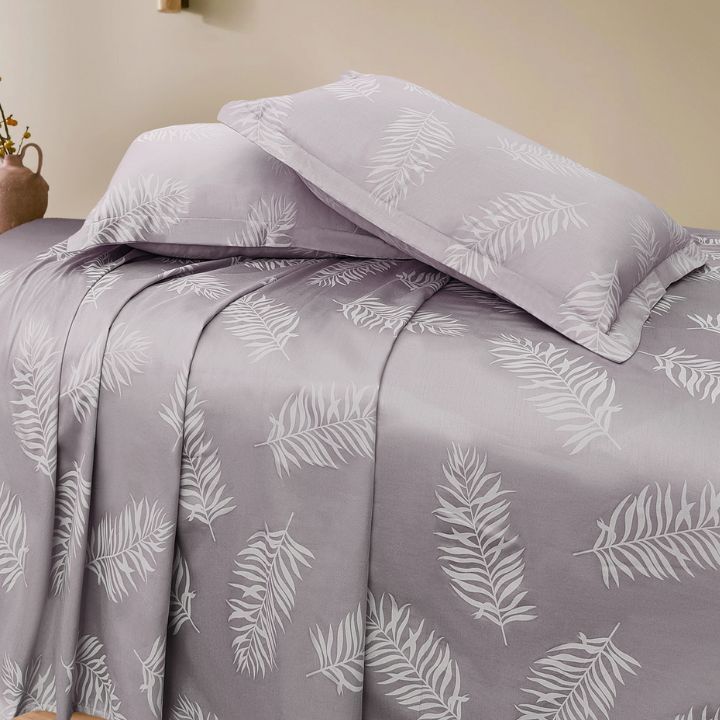 Egyptian Cotton 400 TC king size Bedsheet set of 3 - The Gharnish - A Unit of Satkala Creations